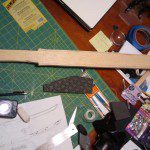 Rough shape cut with jigsaw