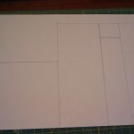 Patterning boxes on cardstock