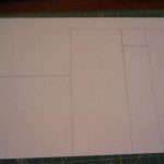 Patterning boxes on cardstock
