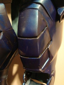 Scuff marks (Rub N Buff) and black weathering (acrylic paint) applied